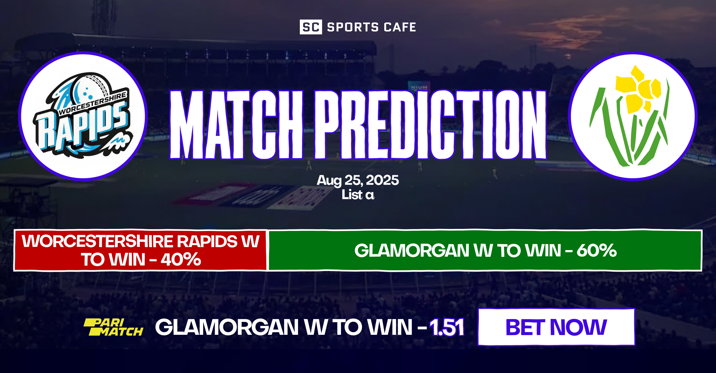 Worcestershire Rapids Women vs Glamorgan Women